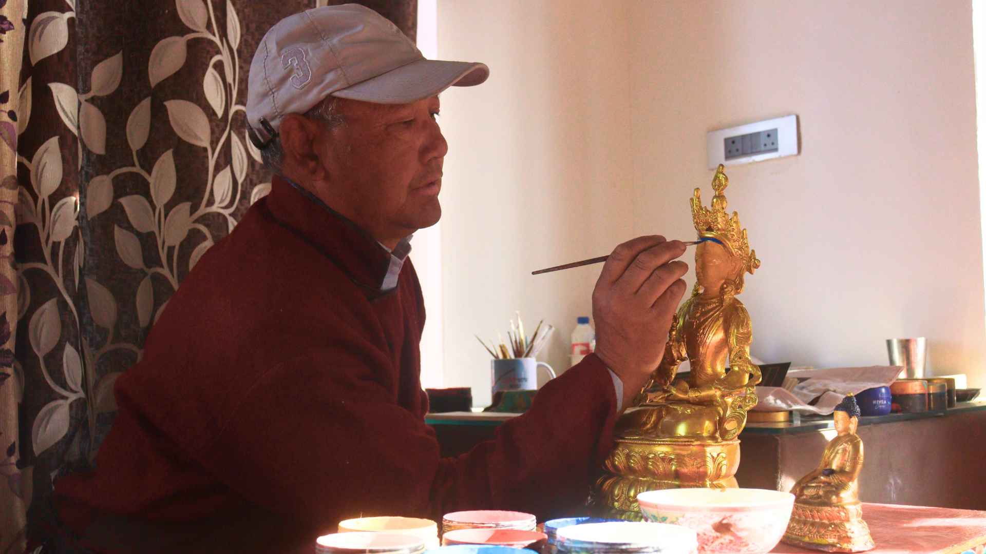 Thangka Painting at Matho