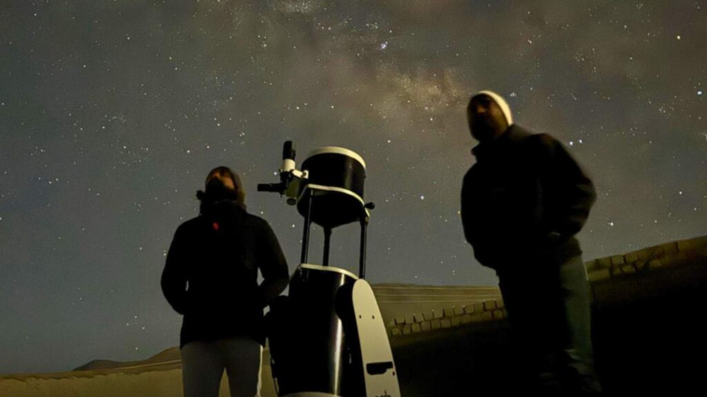 Astrophotography under Ladakh’s night sky