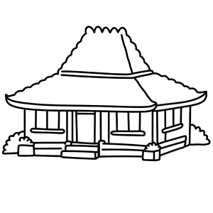 Traditional Garo Home