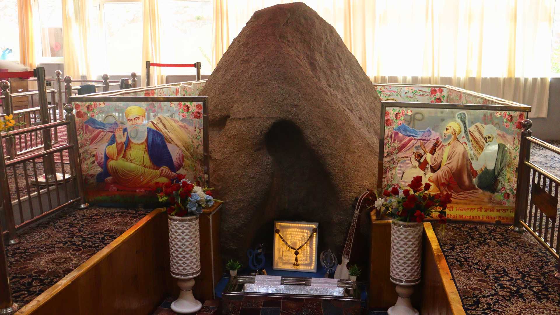 Gurudwara Pathar Sahib, associated with Guru Nanak's local legend