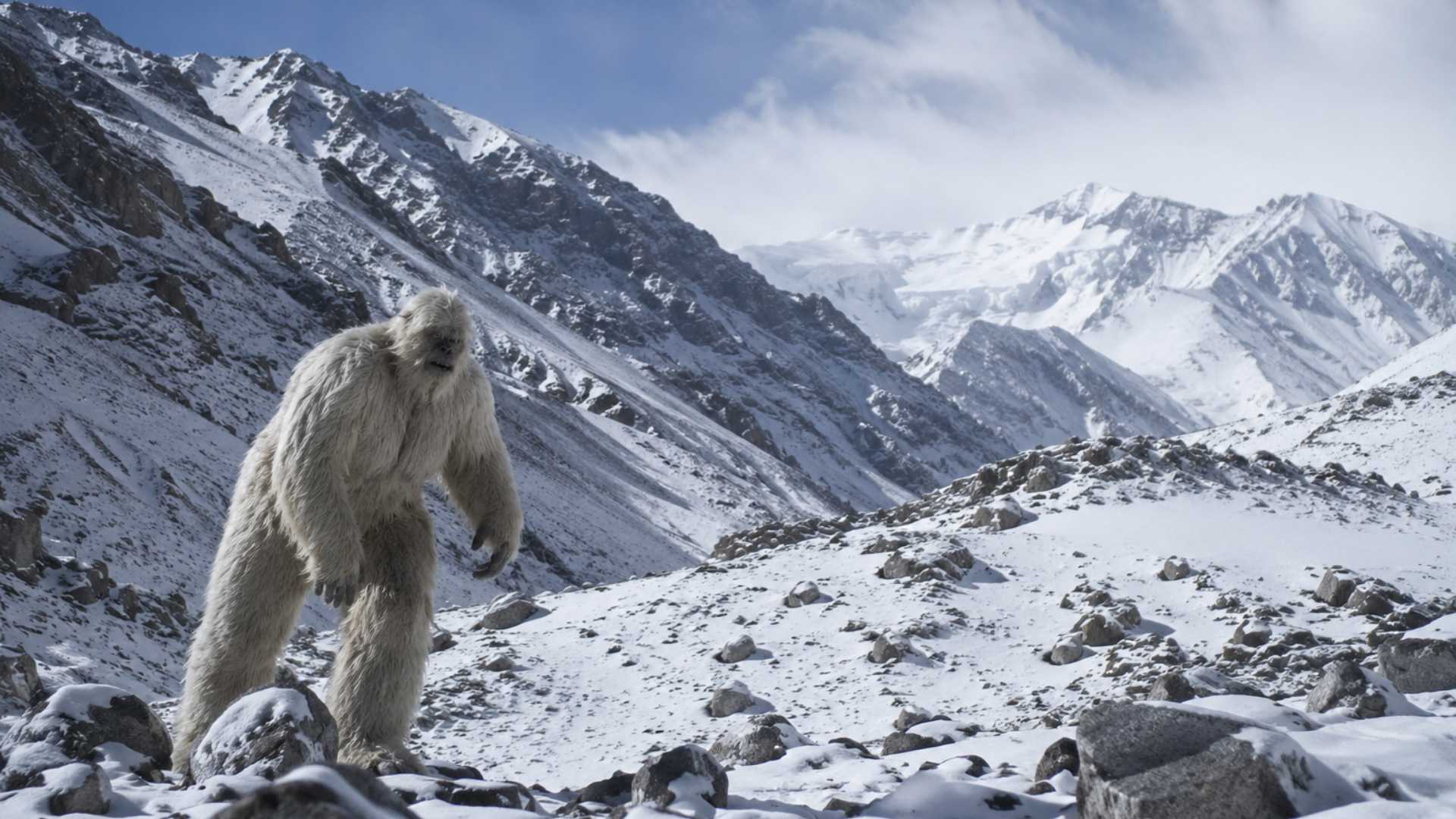 Artistic representation of the legendary Yeti of Ladakh